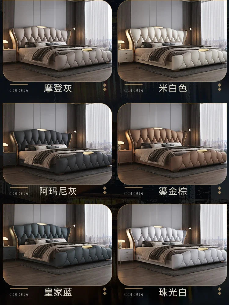 Muebles de dormitorio completos de 180x200cm, juego king, cabeceros dobles, dormitorios matrimoniales, cama queen de tamaño completo, marco de lit