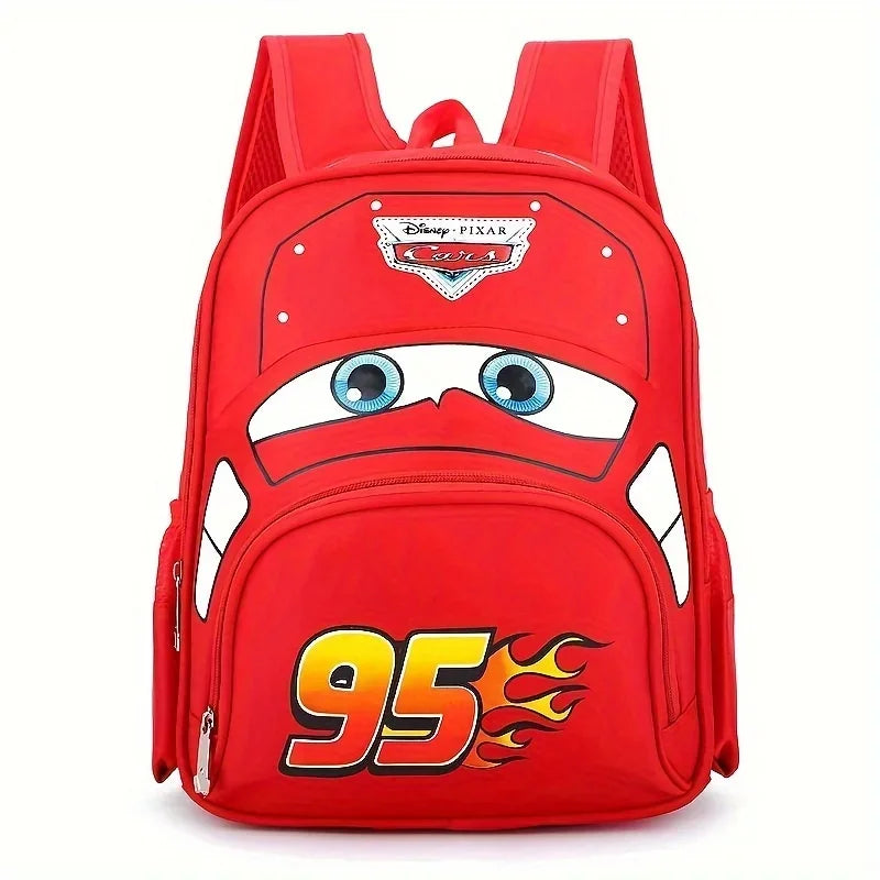 Mochila de Cars con el personaje Lightning McQueen para niños: mochila escolar para el jardín de infancia, mochila para niños pequeños y preescolares, mochila con dibujos animados para niños y niñas.