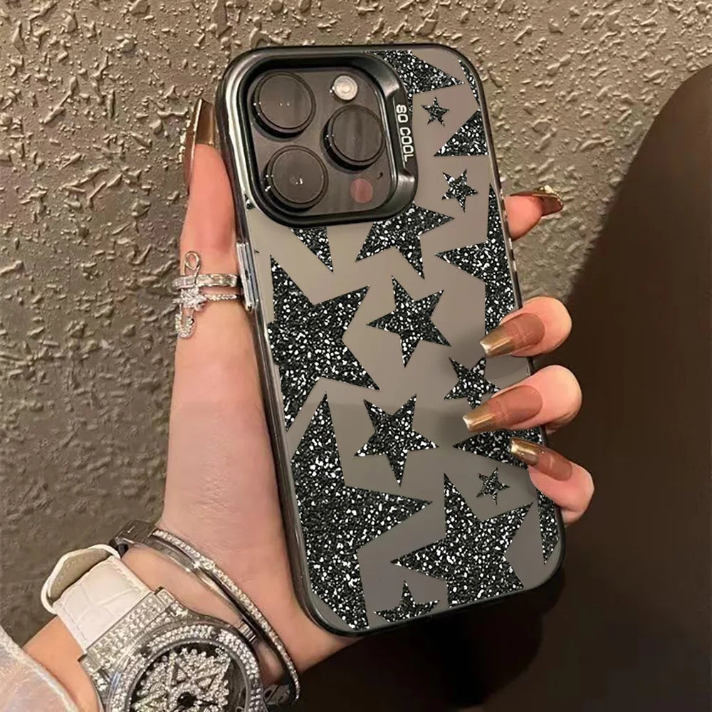 Funda de teléfono con estampado de leopardo para iPhone 16, 13, 15, 14, 11, 12, 17 Pro Max, 16 Pro Max, armadura de parachoques a prueba de golpes, IMD, Funda Coque