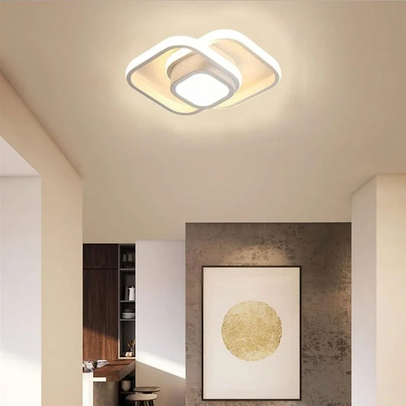 Lámpara de techo LED moderna para sala de estar, dormitorio, guardarropa, pasillo, escalera, luz de techo, decoración interior del hogar, accesorio de iluminación