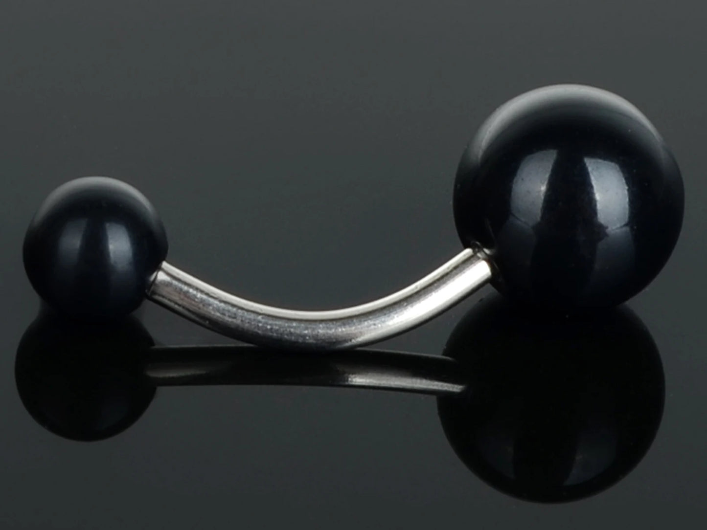 5 unids/lote negro blanco Sexy barras de vientre cuerpo Piercing botón anillo ombligo barra joyería labio Piercing joyería de moda Unisex