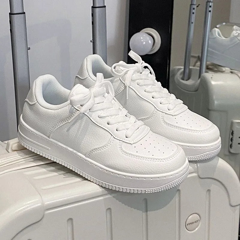 Zapatillas de tenis para mujer, zapatos deportivos para primavera y otoño, cómodos y coloridos, estilo informal, zapatos blancos pequeños para mujer