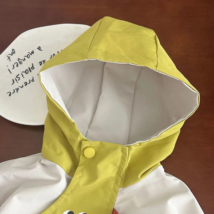 Nueva Chaqueta Cortavientos de Dinosaurio para Niños Primavera 2026, Estilo Coreano, Abrigo con Capucha para Bebés y Niños Pequeños, Ropa Exterior de Manga Larga