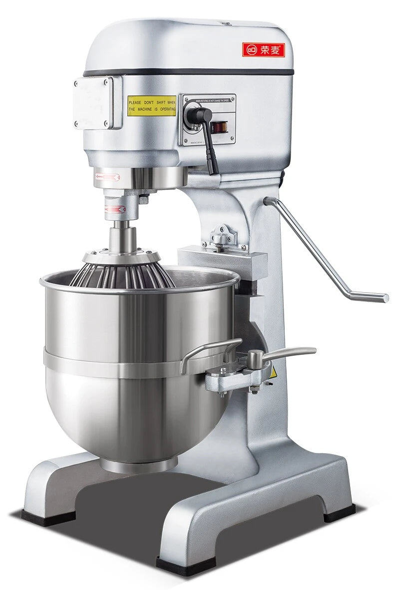 Batidora Industrial comercial, 10l, 20l, 30l, 60l, 80l, soporte de cocina, masa planetaria para alimentos, pan, masa, pastel, máquina mezcladora para panadería