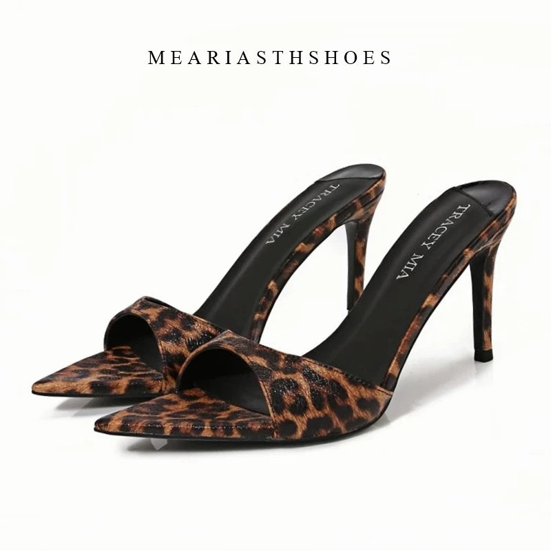 Zapatillas de crin de verano, zapatos de mujer, Sandalias de tacón de aguja súper alto, sandalias de mujer con punta abierta y pasarela para fiesta, talla grande 44