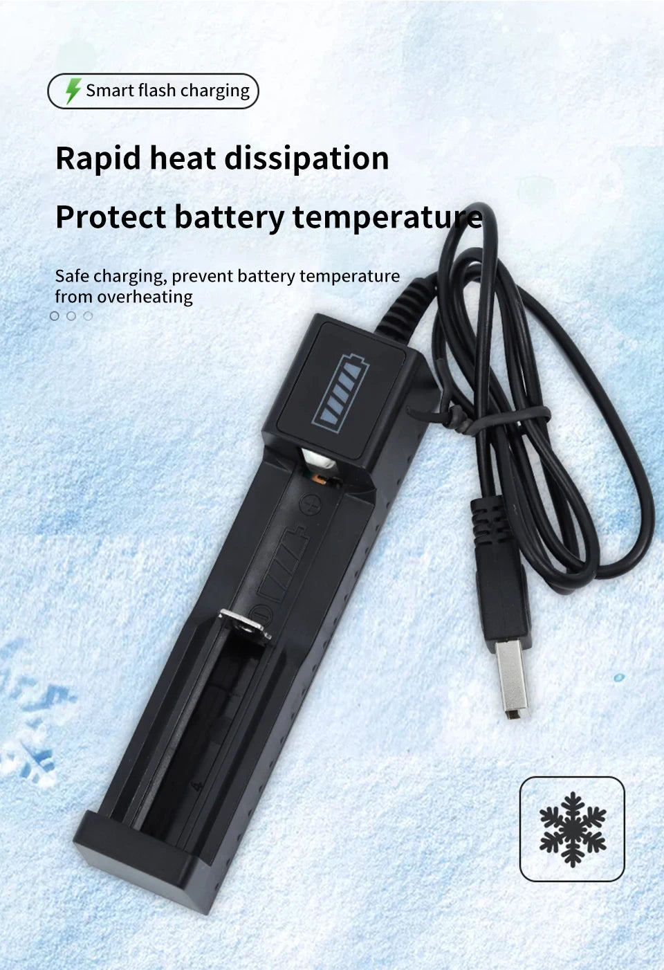 Cargador de batería 18650, 1/2/4 ranuras, carga Dual 18650, batería de litio recargable de 3,7 V, cargador USB para 16340 14500 18650