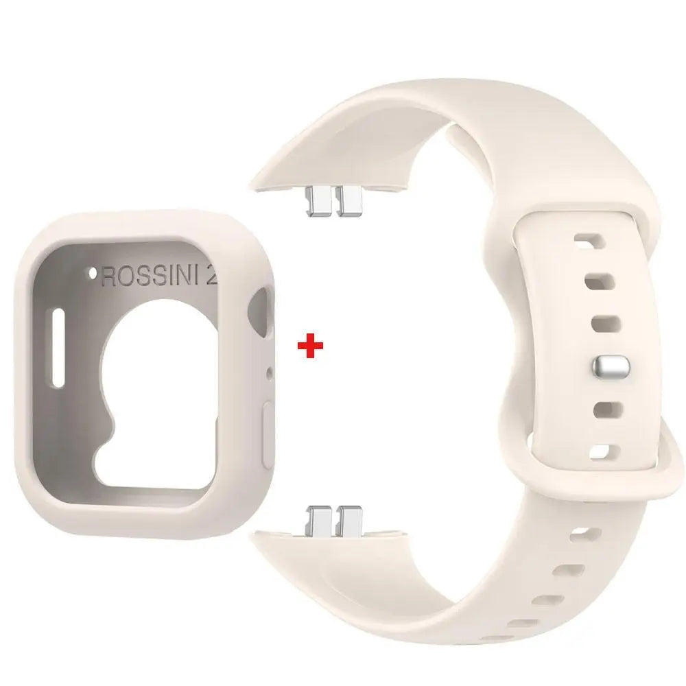 Correa de reloj de silicona + funda para Huawei Honor Choice ROSSINI 2i, pulsera y funda para reloj inteligente, Correa de repuesto para muñeca