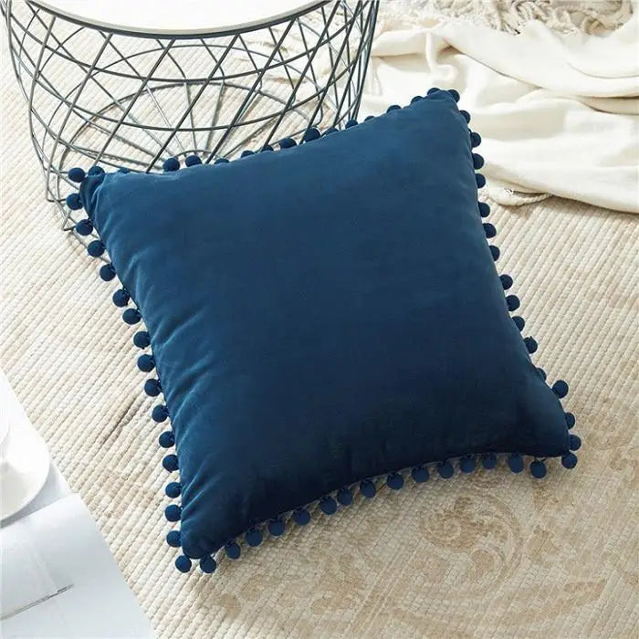 1 Uds. Fundas de cojín de terciopelo suave, fundas de almohada decorativas cuadradas para sofá, cama cómoda, funda de almohada para el hogar y el coche