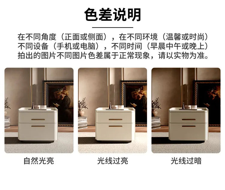 Mesita De Noche De almacenamiento De lujo, cajón Simple estético, mesita De Noche italiana, Mesitas De Noche nórdicas De moda, muebles De dormitorio