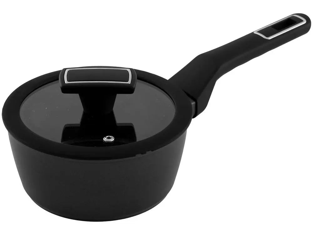 Juego de Utensilios de Cocina Brinox Carbon Ceramic Life de 5 Piezas en Aluminio Negro con Revestimiento Cerámico