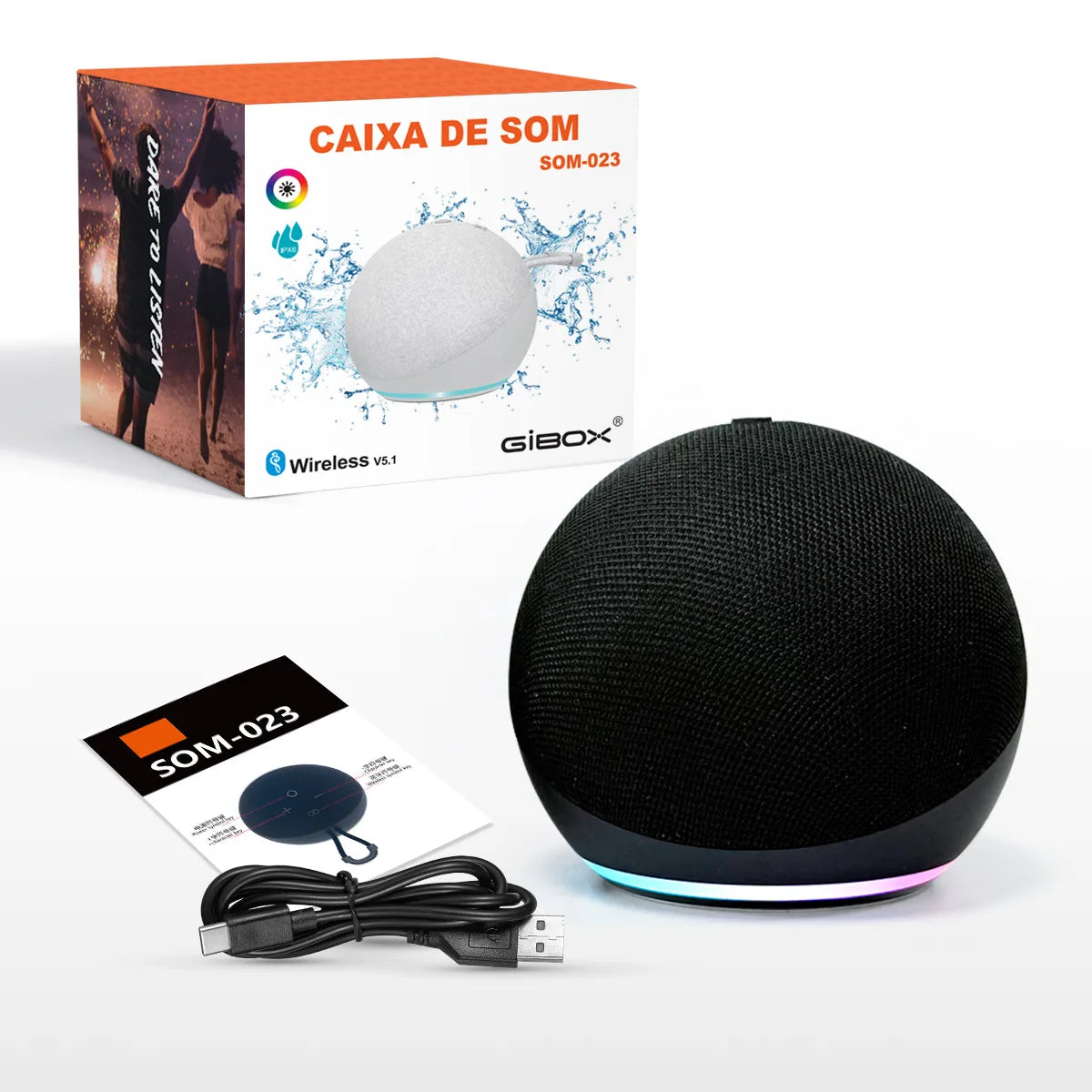 Altavoz Bluetooth Portátil para Exteriores con Alexa, Diseñado para Owl, con Sonido de Alta Calidad y un Diseño Mini de Escritorio