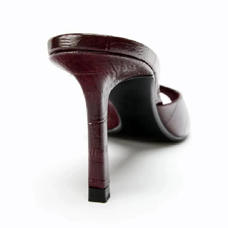 Elegantes Sandalias de Tacón Alto con Punta Abierta para Mujer, Clásicas, Casuales, Cómodas y Sexys, Zapatos de Vestir
