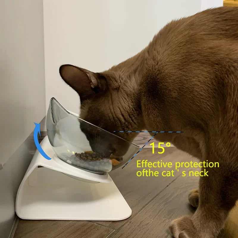 Cuenco doble antideslizante para perros y gatos, cuenco con soporte para alimentación de mascotas, cuenco de agua para gatos, cuencos para comida para mascotas, alimentador para perros, suministros de productos
