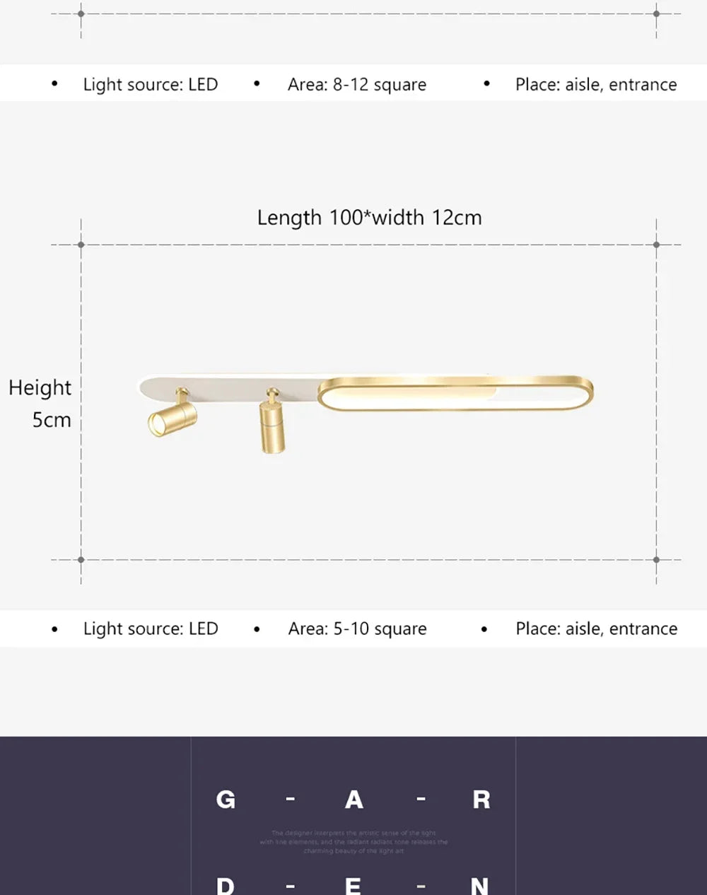 Luces de techo LED modernas con foco, candelabro de pasillo para sala de estar, pasillo, guardarropa, accesorios de iluminación interior para el hogar
