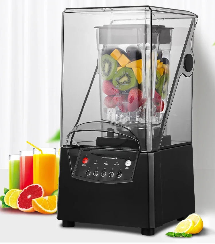 Máquina de ruptura de pared comercial, herramienta de leche de soja, leche, tienda de té, cubierta de cinturón de aislamiento acústico, máquina de jugo de hielo de arena