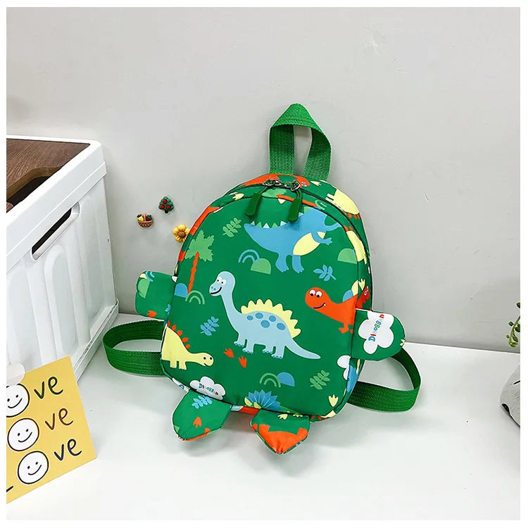 Bolsa bonita para niños, mochilas escolares con dibujos de dinosaurios para niños, mochila de viaje para exteriores preescolar para guardería, antipérdida