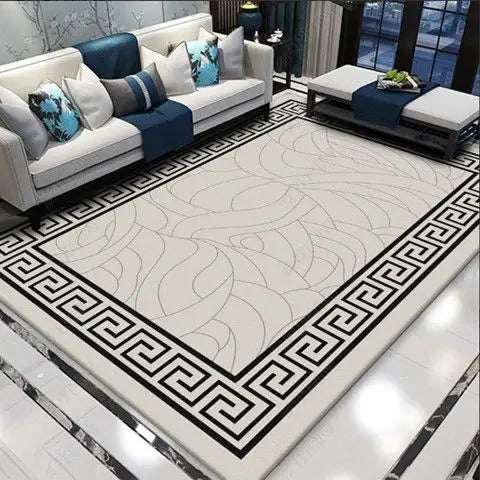 Alfombra moderna y sencilla para el hogar, alfombra para dormitorio, sala de estar, decoración grande para dormitorio, mesas de centro para el hogar, alfombra lavable