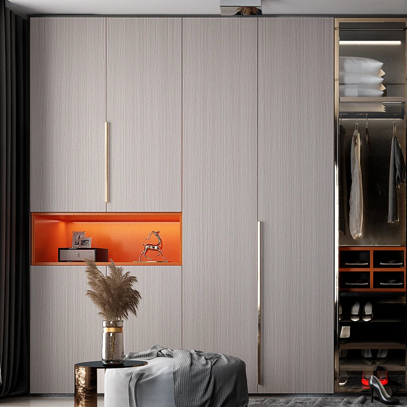 Pegatinas de puerta de grano de madera para armario, mesa, armario, muebles, papel tapiz autoadhesivo de PVC impermeable, decoración del hogar