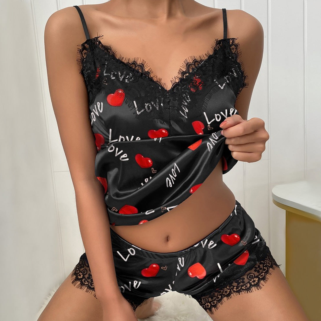 Pijamas eróticos de encaje para mujer, ropa interior sexual, picardías, ropa exótica erótica, lencería Sexy, vestido caliente, disfraz Sexy