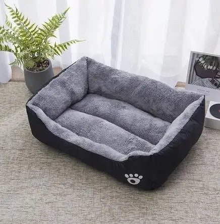 Casa grande para mascotas, cama para perros y gatos, estera larga de felpa para dormir profundo, cojín suave y cálido para perros pequeños, camas tranquilas para cachorros, Chihuahua