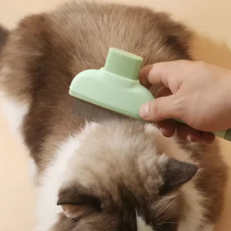 Cepillo para Perros, Removedor de Pelo de Mascotas, Cepillo Autolimpiante con un Botón, Cepillo de Masaje para Perros y Gatos, Productos para el Cuidado de Mascotas