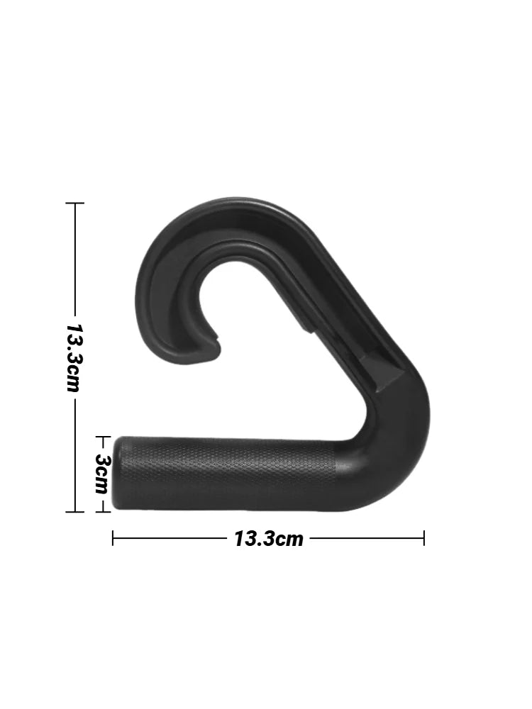 1 Par de Agarraderas Ergonómicas para Dominadas, Gancho Multifuncional para Gimnasio, Agarres Versátiles para Entrenamiento de Fuerza