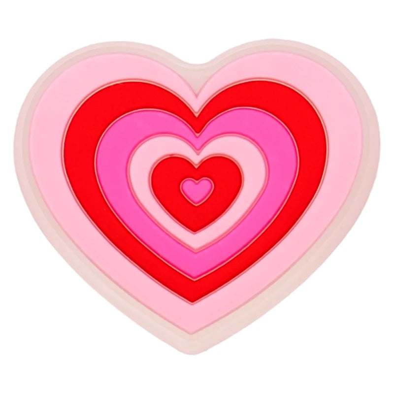 Decoración de colgante de zapato LED de corazón rosa para niñas, Pin de unicornio de búho y mariposa para sandalias, accesorios de hebilla de zueco de fútbol