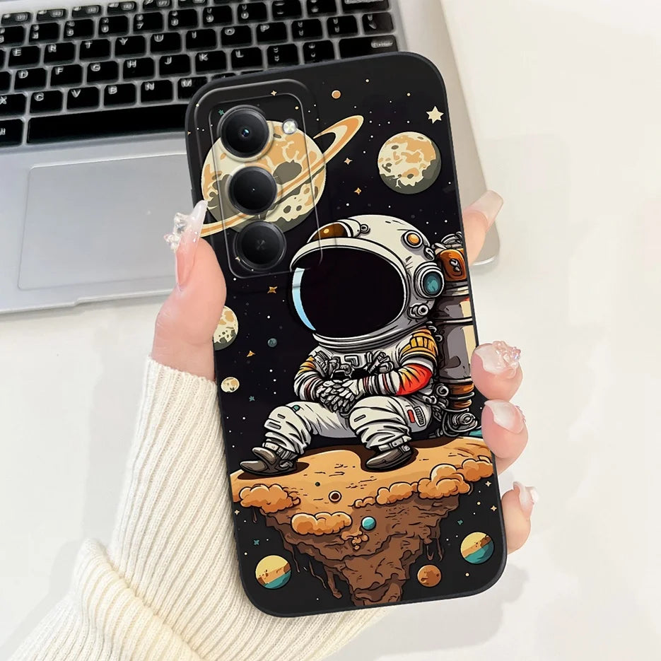 Para Xiaomi Redmi 15 4G 5G funda bonita Panda conejo funda de dibujos animados a prueba de golpes funda de teléfono para Xiaomi Redmi 15 5G Redmi15 4G bolsas suaves
