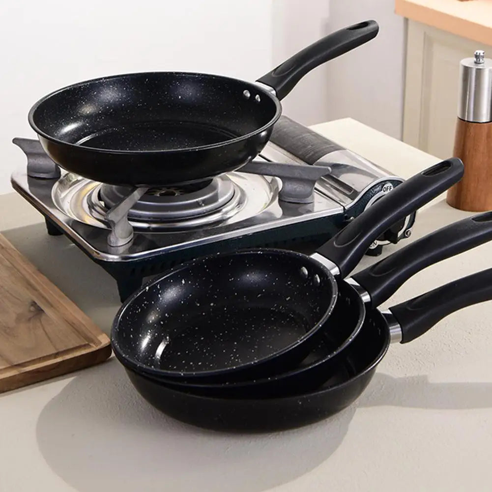 Sartén Antiadherente Mai Fan Shi para Freír en Casa, Sartén Individual para Freír Filetes, Sartén Multifuncional de Fondo Plano para Cocina, Olla de Hierro