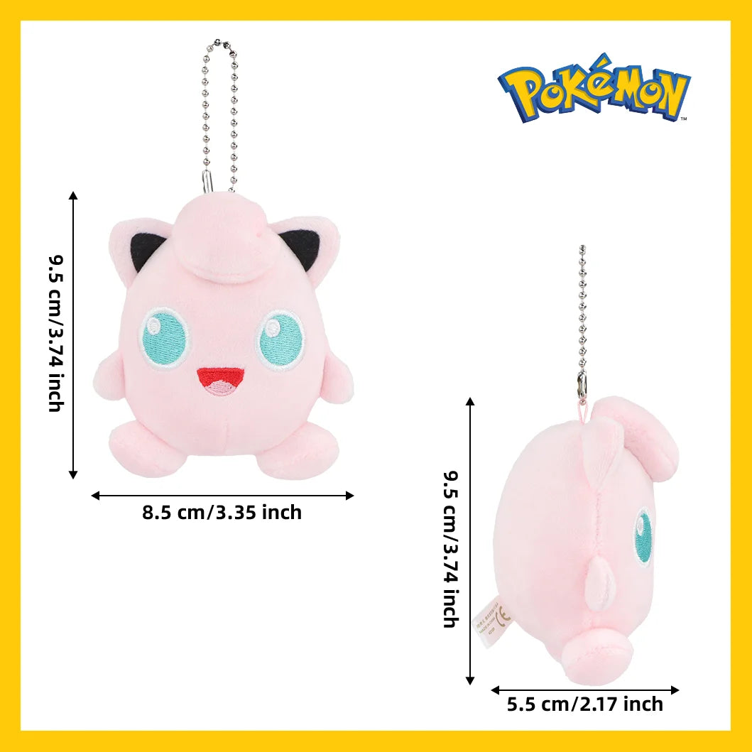 Llavero de peluche Mimikyu Eevee, colgante de anime de Pocket Monster con personajes de Eeveelution y Snorlax, para coleccionistas, regalo y decoración para fans de Sylveon
