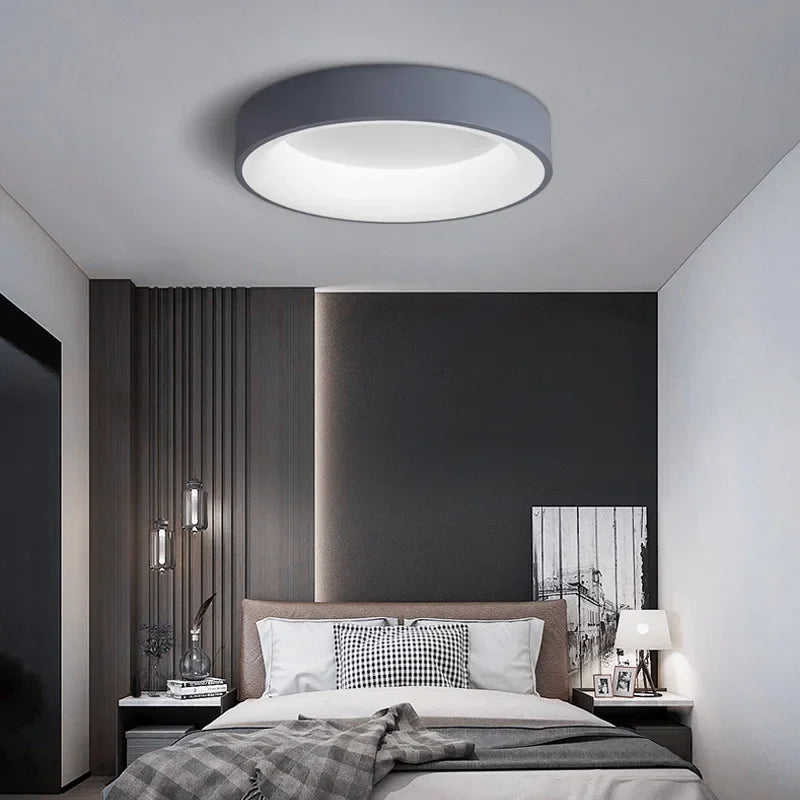 Lámpara de Techo LED de 30/40/50 cm, Lámpara de Iluminación para Dormitorio, Control Remoto, Lámpara Redonda para Sala de Estar, Comedor, Decoración del Hogar, Lámparas de Lujo
