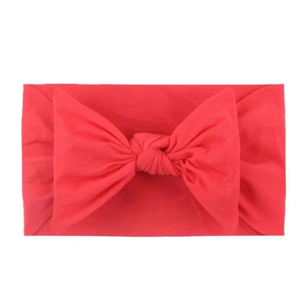 Diademas con lazo para niñas, banda elástica suave para el cabello, accesorios para el cabello de bebé recién nacido, regalos para fiestas, pañuelos para la cabeza para niñas