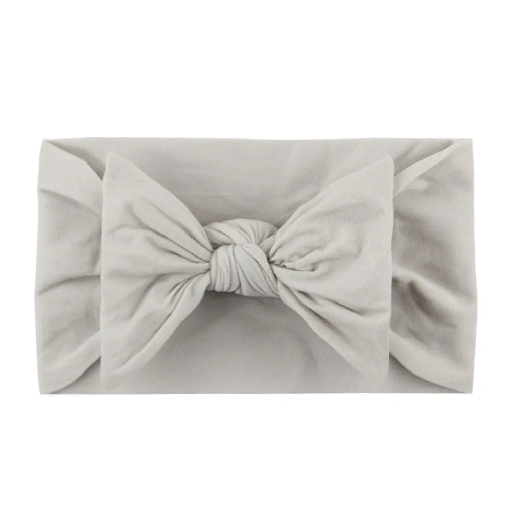 Diademas con lazo para niñas, banda elástica suave para el cabello, accesorios para el cabello de bebé recién nacido, regalos para fiestas, pañuelos para la cabeza para niñas