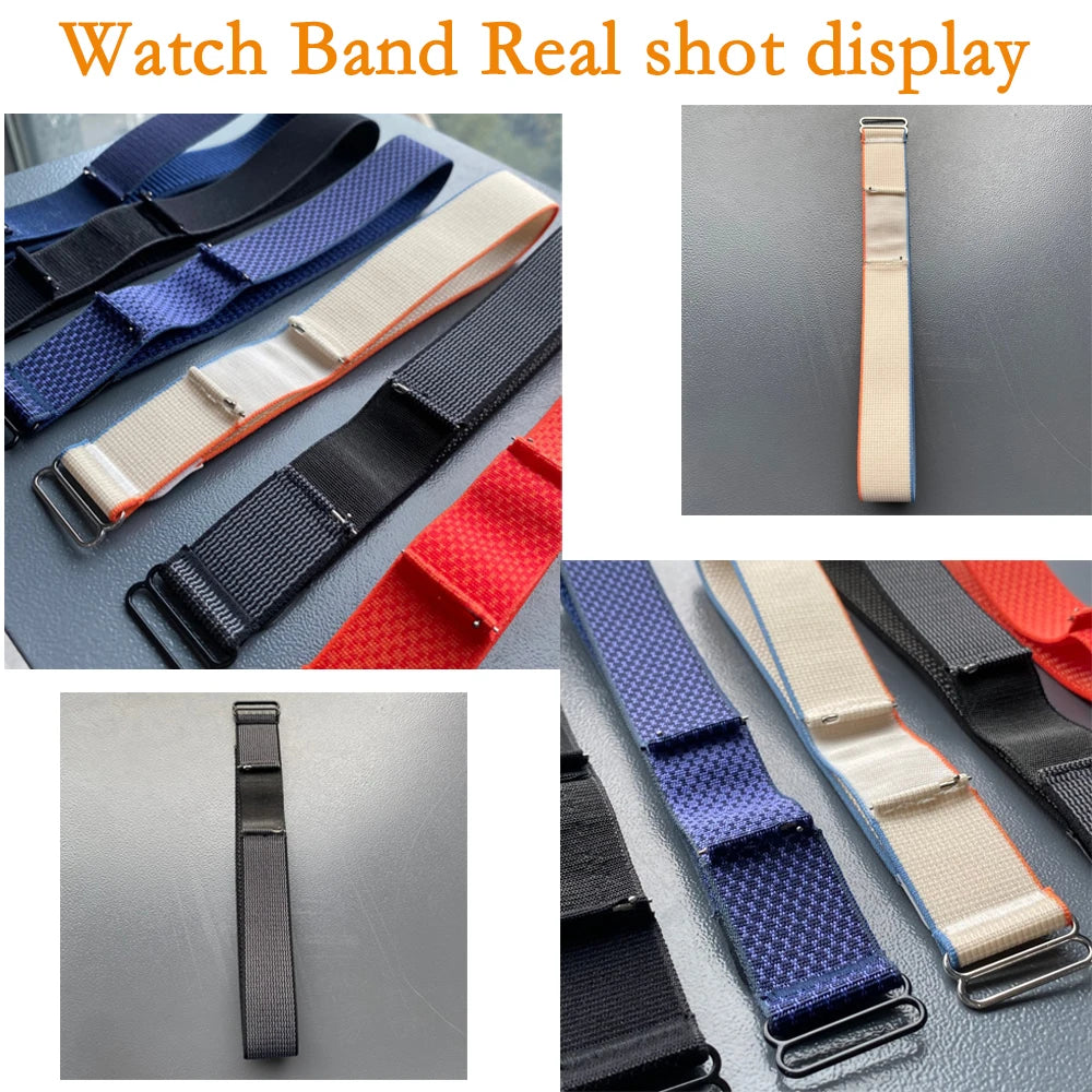 Correa de cubierta completa para Amazfit Helio, banda deportiva Original de nailon para exteriores, pulsera cómoda ajustable para Helio, banda para hombres y mujeres