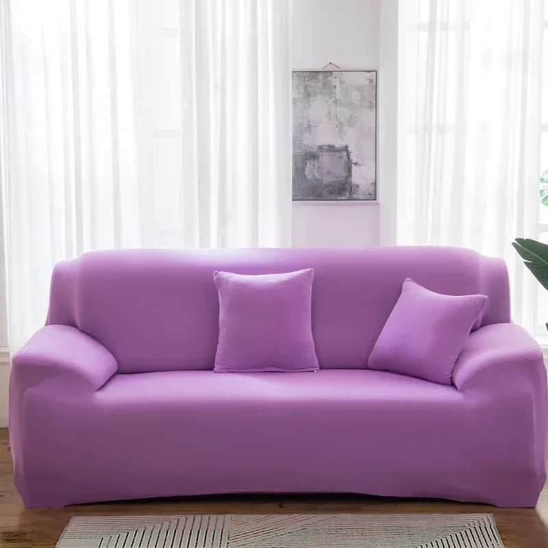 Funda de sofá fresca de seda de 1/2/3/4 plazas para sala de estar, funda de Coner Couh en forma de L, protector de sofá extensible de LICRA 2024, Unti Cat Dog