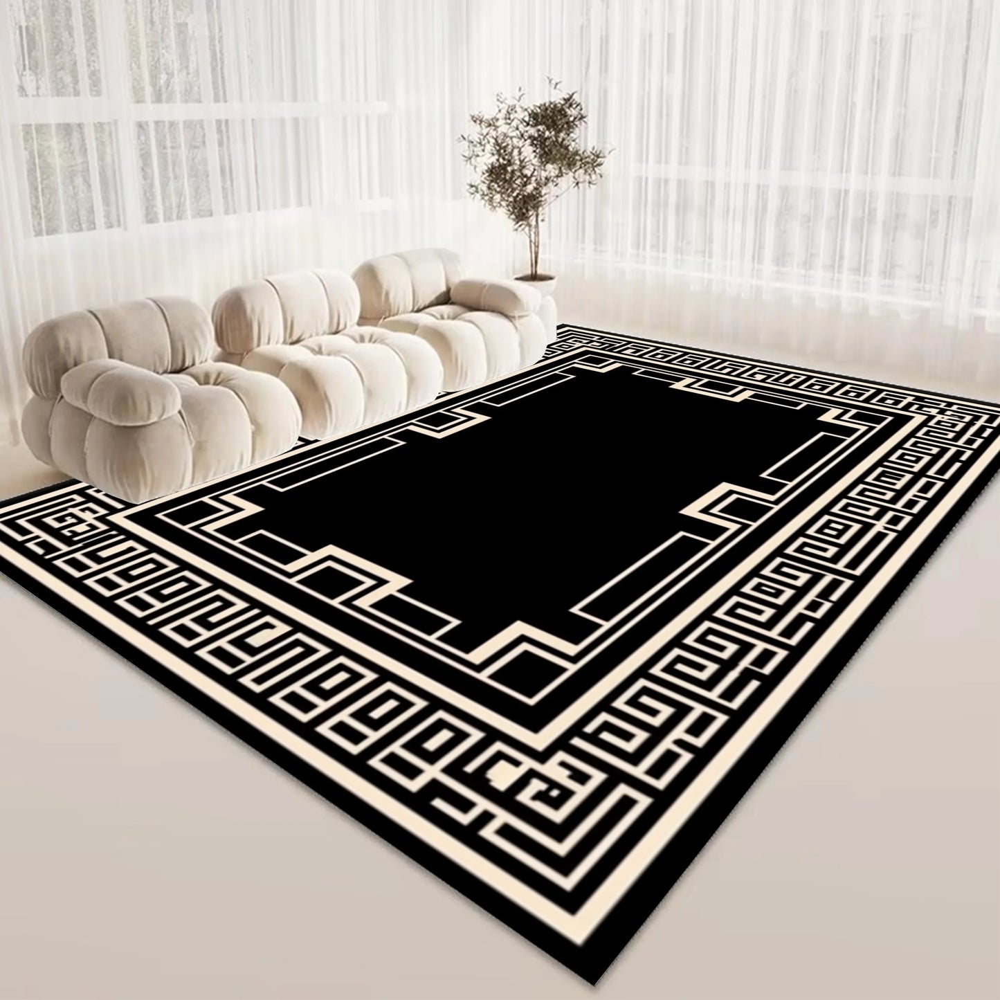 Alfombra moderna y sencilla para el hogar, alfombra para dormitorio, sala de estar, decoración grande para dormitorio, mesas de centro para el hogar, alfombra lavable