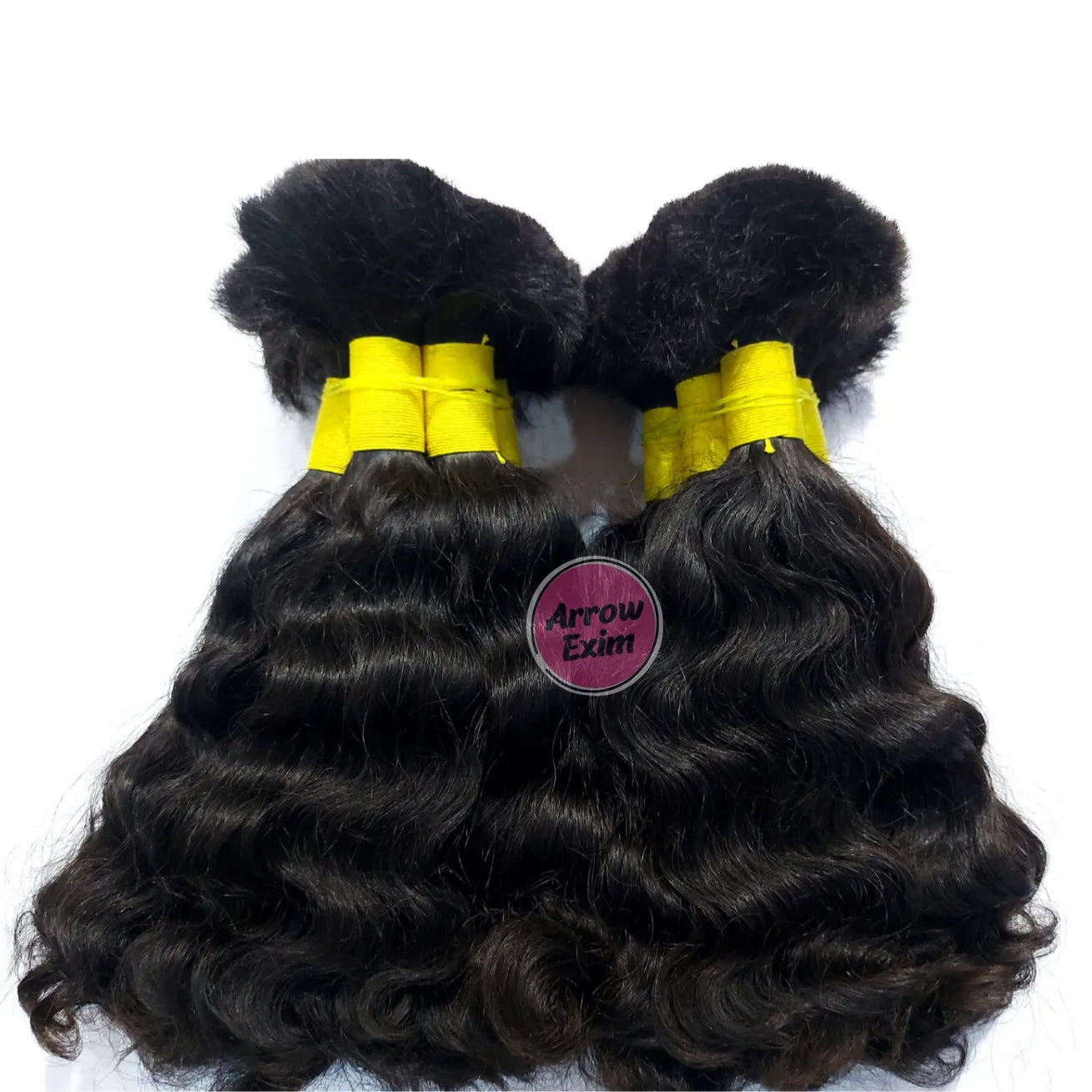 Baby Curly Indian Remy Virgin Bulk Hair 100 Grams 12A Quality Top Grade Premium for Braiding