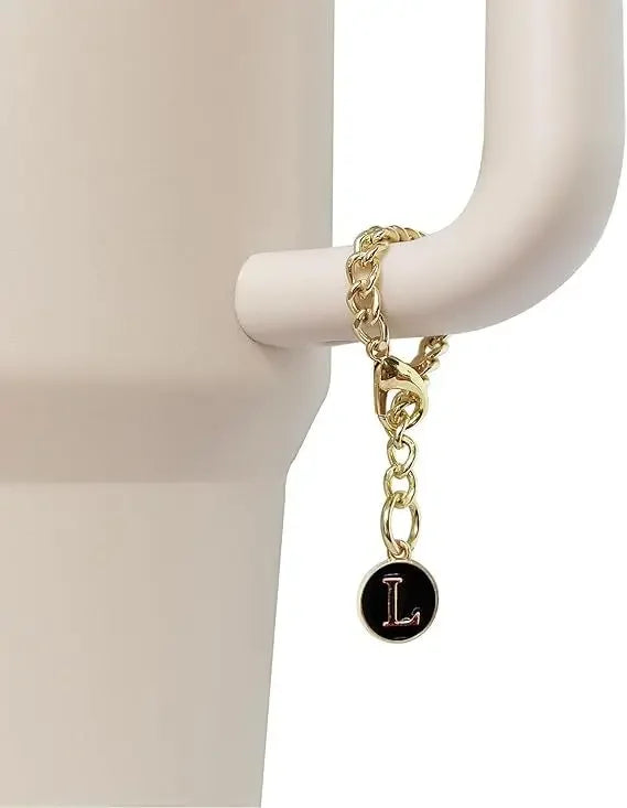 Accesorios de amuleto de letra de A-Z para taza Stanley, identificación de nombre inicial, mango personalizado, accesorios para vaso Stanley, 1 ud.