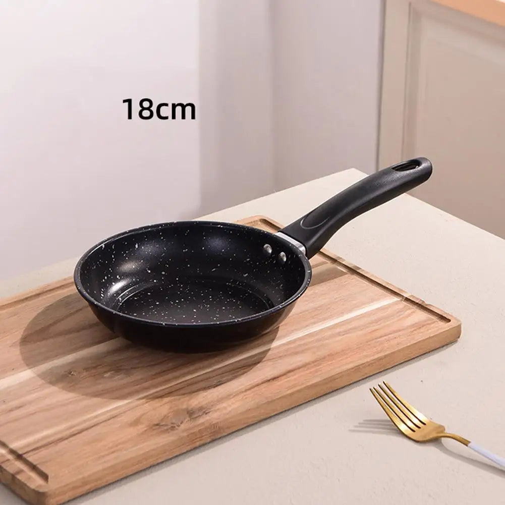 Sartén Antiadherente Mai Fan Shi para Freír en Casa, Sartén Individual para Freír Filetes, Sartén Multifuncional de Fondo Plano para Cocina, Olla de Hierro