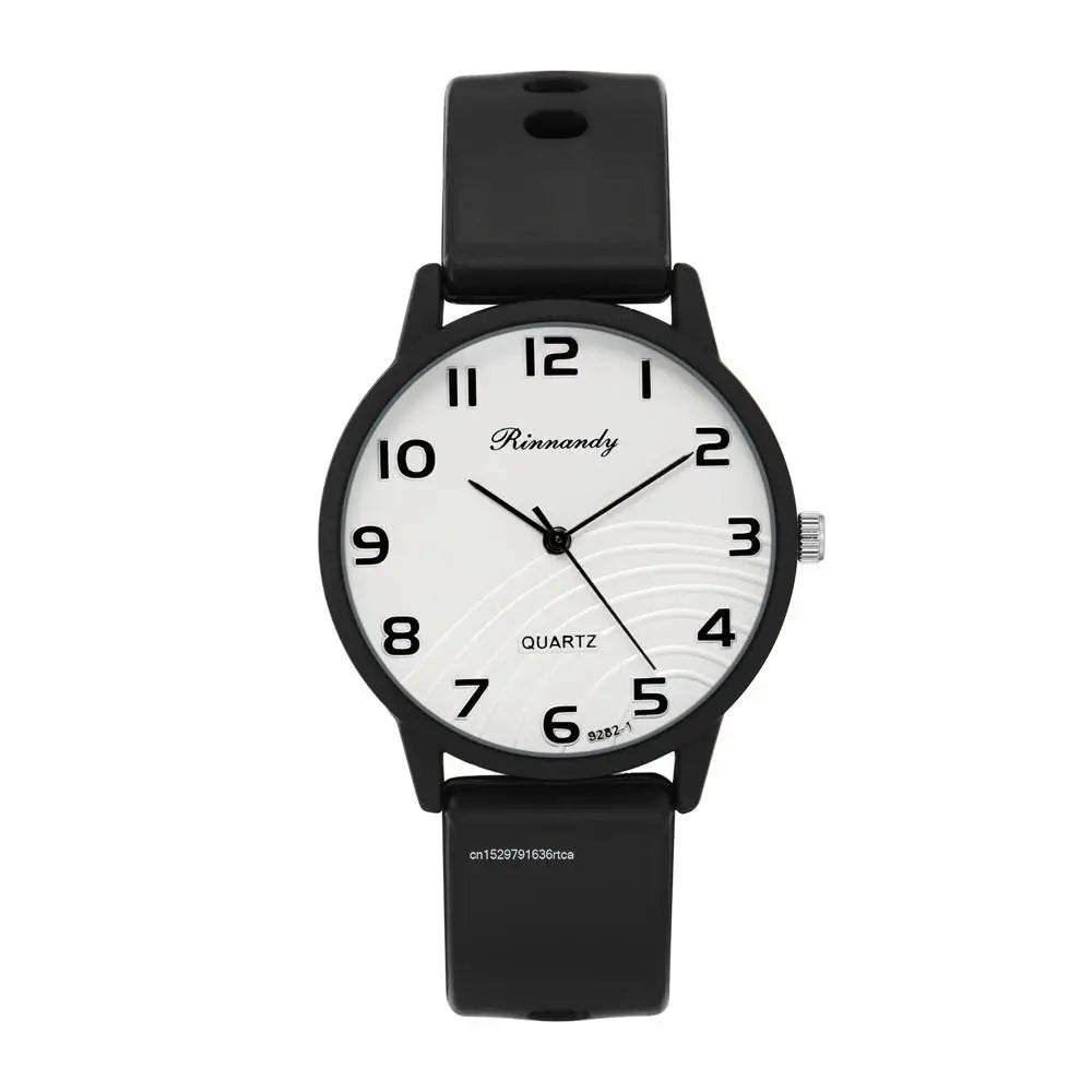 Moda Señora Hot Sales Relojes Ocio Gris Digital Simple Mujeres Reloj de Cuarzo Deportes Correa de Silicona Señoras Reloj de pulsera