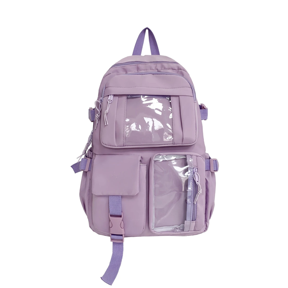Nueva Mochila de Nailon Linda y Práctica para Niñas, Estudiantes y Mujeres, Mochila Escolar con Múltiples Bolsillos