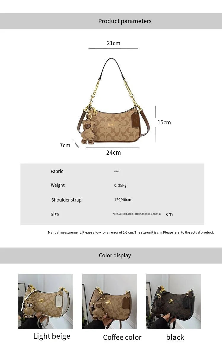 Bolso de mano de estilo de alta gama para mujer, nuevo modelo 2025, bolso cuadrado pequeño único y moderno, moderno, retro, simple y elegante, cr