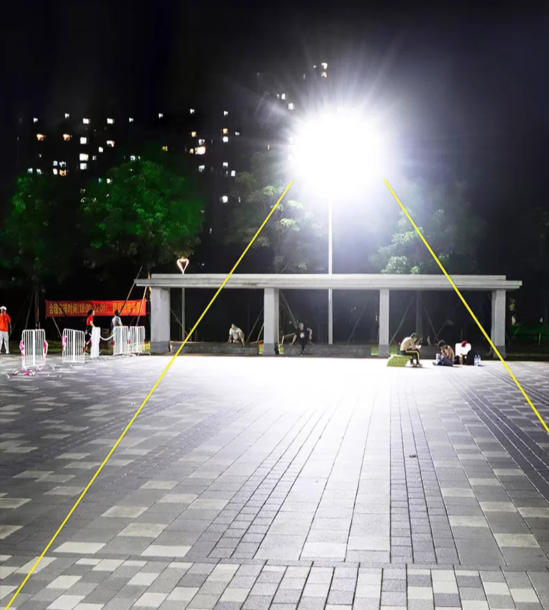 Luz Solar grande de 600W y 20000LM para exteriores, lámpara Solar con Sensor de movimiento y Control remoto, lámpara impermeable para pared de calle y patio