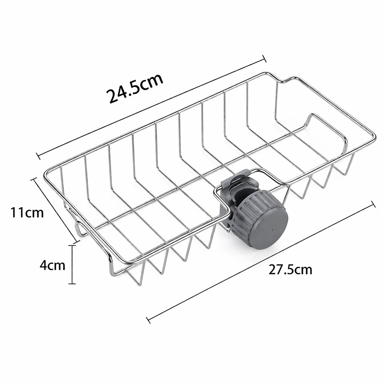 Escurridor de fregadero de cocina, almacenamiento de esponja, soporte Flexible para grifo, escurridor de jabón, toallero, estante organizador, accesorios de cocina