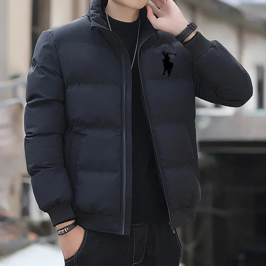 Chaqueta de Algodón 2026 Otoño/Invierno, Chaqueta de Pesca con Cierre, Resistente al Viento, Informal, Tallas M-5XL, para Hombre