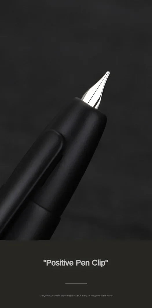 JINHAO 10 pluma estilográfica de prensa, punta retráctil EF/F de Metal con Clip, convertidor de pluma de tinta para escribir, suministros escolares, papelería PK A1 A2