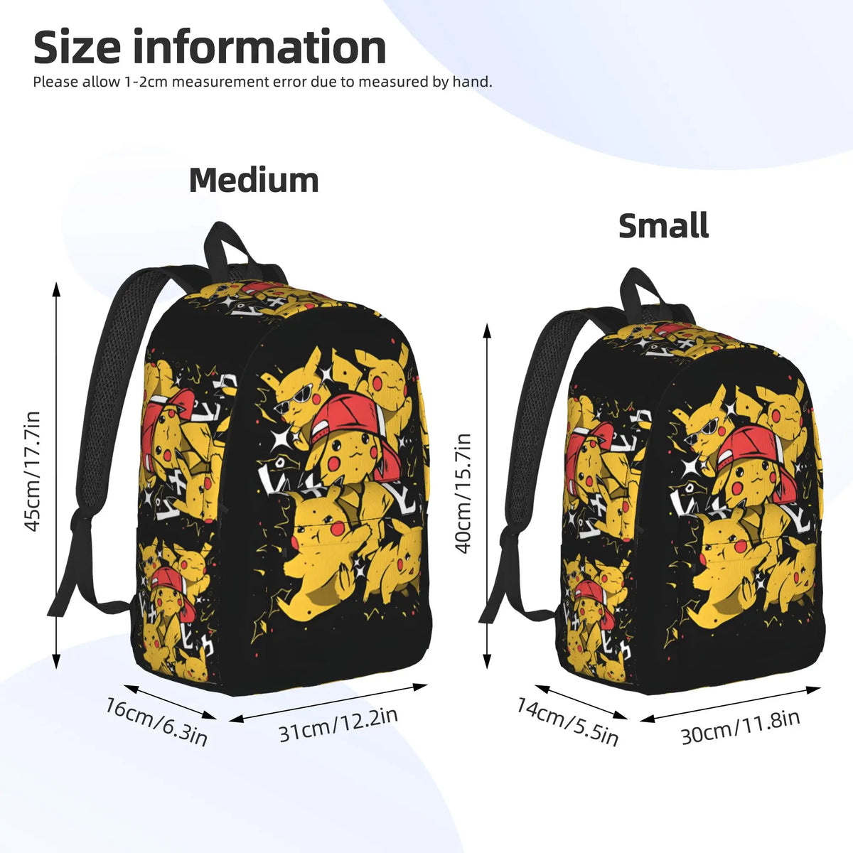 Mochila de moda Pokemon Pikachu, mochilas de alta calidad para escuela secundaria, mochila resistente para el hombro