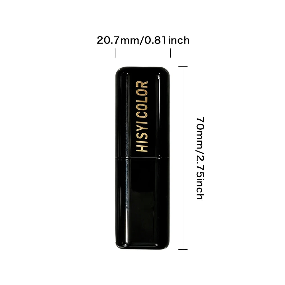 HISYI Crystal Crystal Color Changing Petal Lipstick, bálsamo labial en gel, maquillaje labial brillante hidratante de larga duración que no se pega a la taza para mujeres