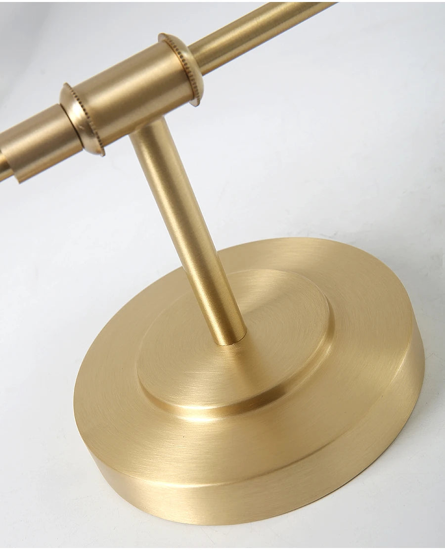 Lámpara de cobre clásica para pared, candelabro Retro para decoración del hogar, mesita de noche, dormitorio, pasillo, escaleras, luminaria interior, luces led