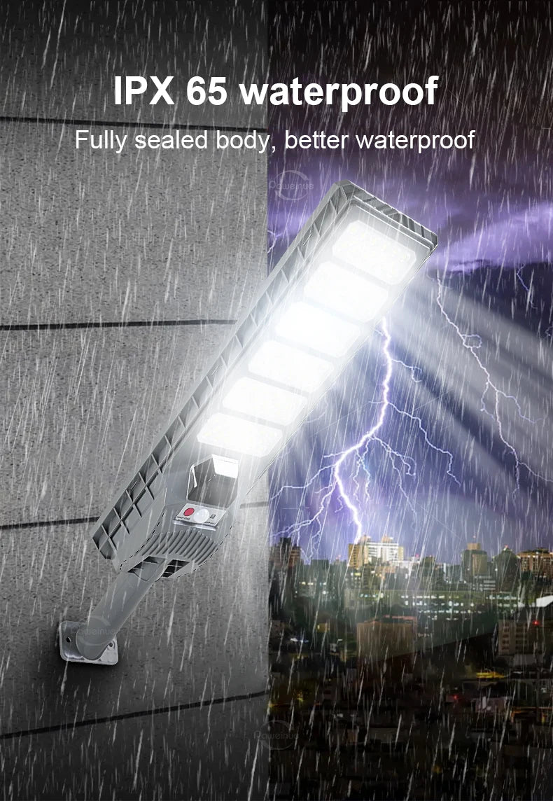Luces solares 9000000LM 4000W/3000W/1000W, reflector de farola impermeable para exteriores con Sensor de movimiento, lámpara de pared para jardín y patio